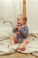 Romper met Gingham Cherries
