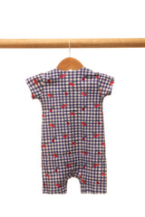 Korte romper met Gingham Cherries