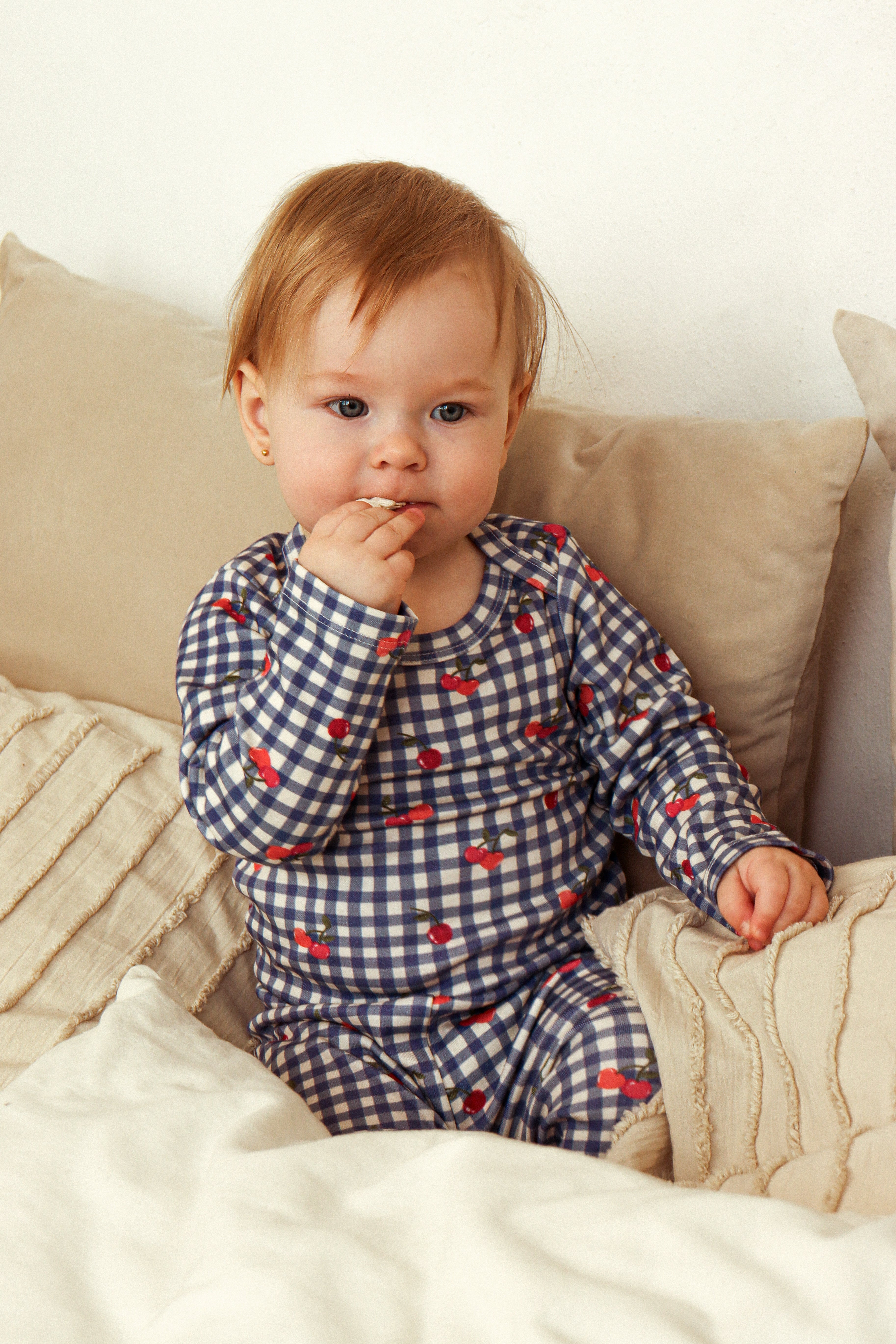 Legging met Gingham Cherries
