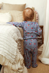 Newborn-set met Gingham Cherries