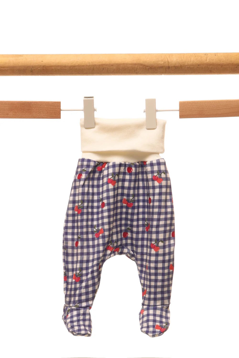 Newborn-set met Gingham Cherries