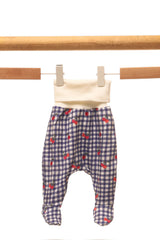 Newborn-set met Gingham Cherries