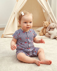 Newborn-set met Gingham Cherries